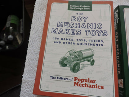 THE BOY MECHANIC 2 BOOK SET: 159 GAMES, TOYS, TRICKS, & OTHER AMUSEMENTS: 200CLA