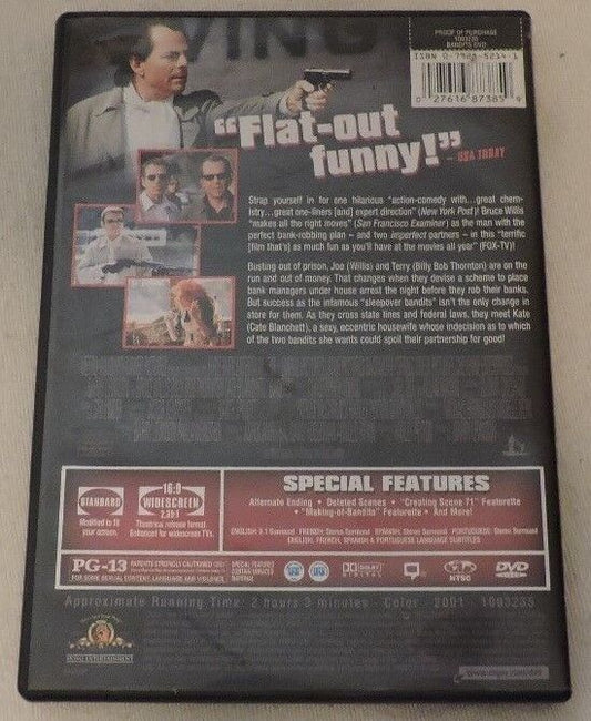 Bandits (DVD, 2002, Special Edition)-Bruce Willis/Billy/Bob Thornton