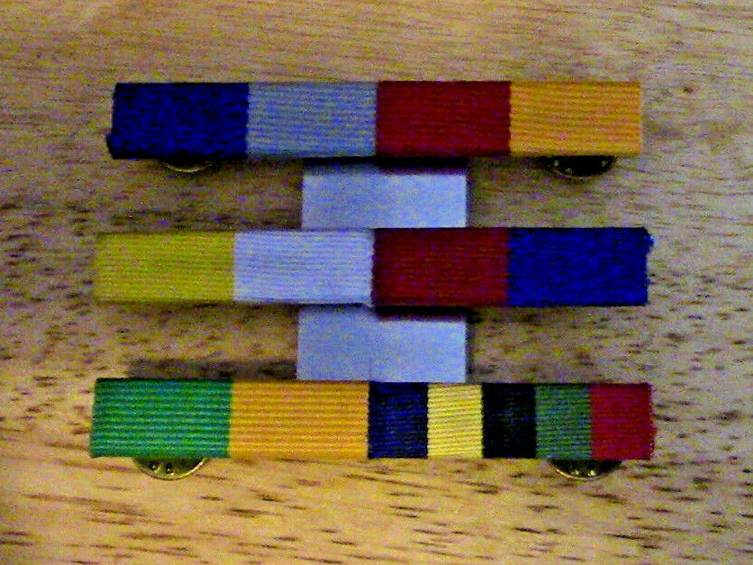 Official BSA: Law Enforcement Explorer Ribbons on Ribbon Bar (6 Ribbon Set)