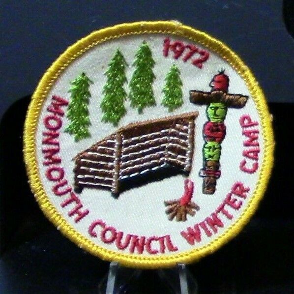 BSA: Vintage (70's) Monmouth Council, New Jersey Winter Camp Patch