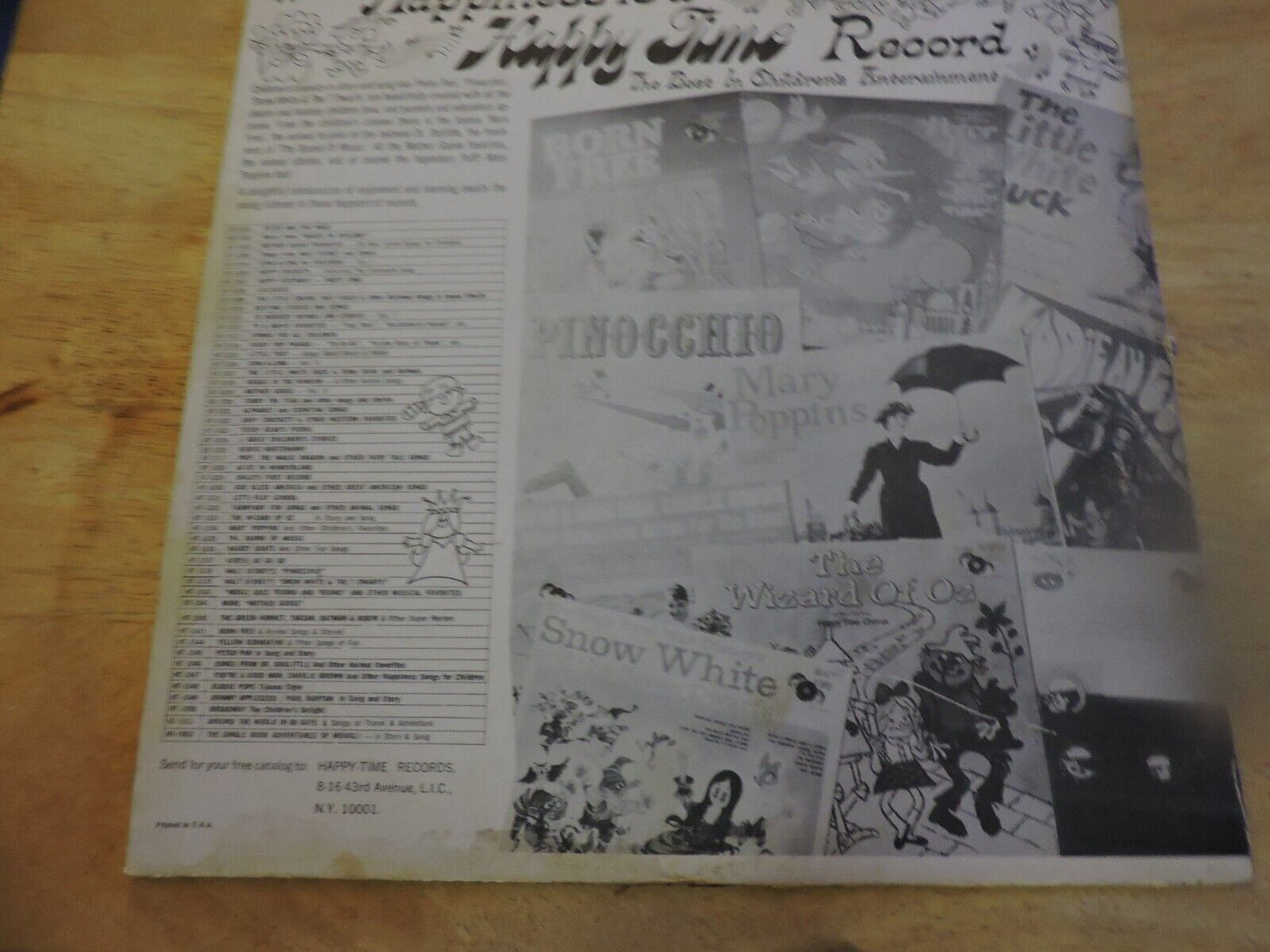 HAPPY TIME RECORDS: SONGS FROM WALT DISNEY AND OTHERS
