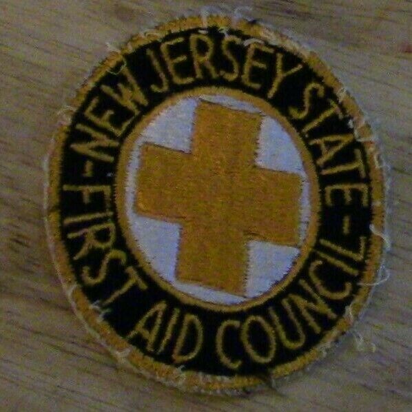 Company Closed:  New Jersey State First Aid Council Patch