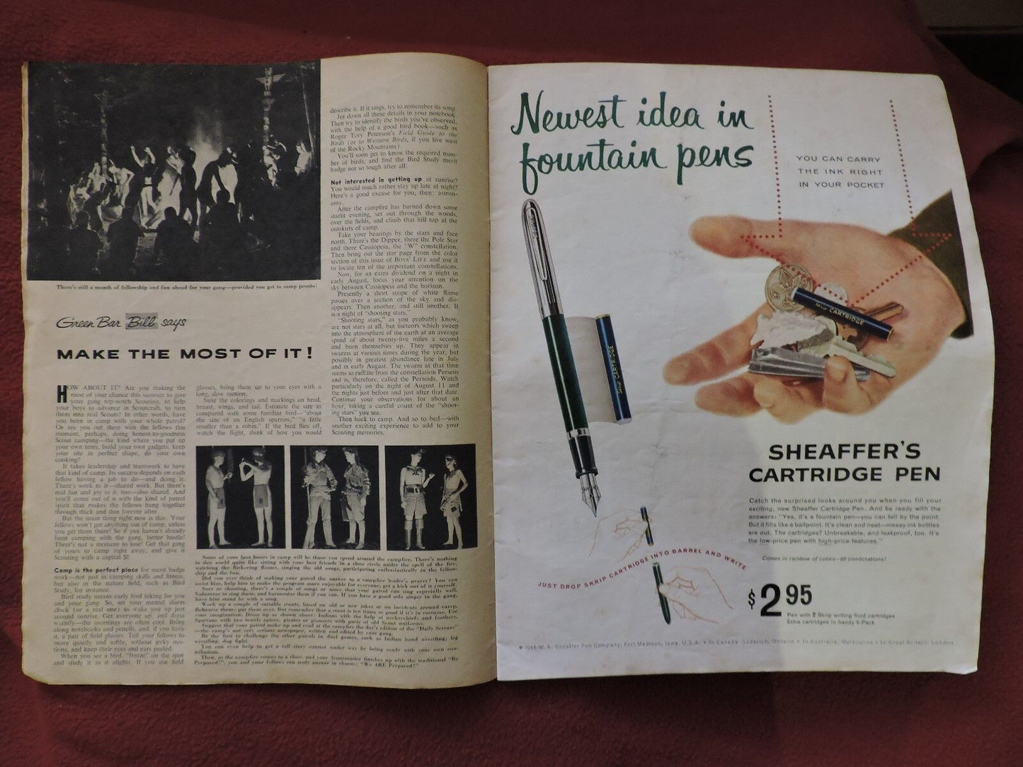 BOYS LIFE MAGAZINE August 1956 VINTAGE