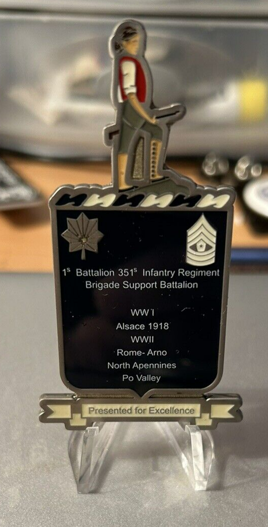 Challenge Coin: 1st Battalion, 351 st Infantry Regiment, Brigade Support Bat.