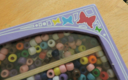 BOX OF CRAFT BEADS