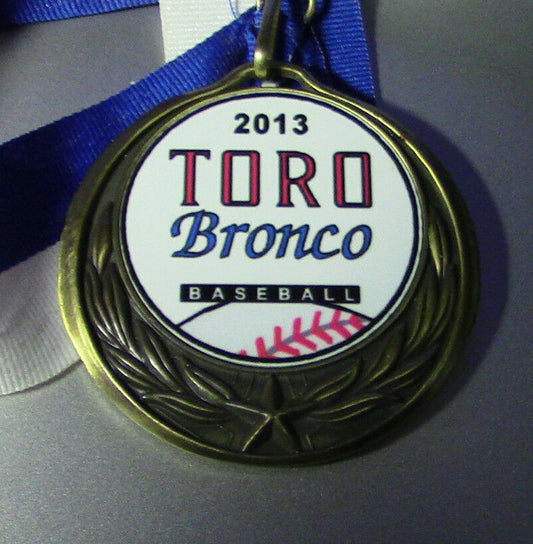 Grant Oswalt Tournament-TORO Bronco Champions 2013 Medal with Ribbon