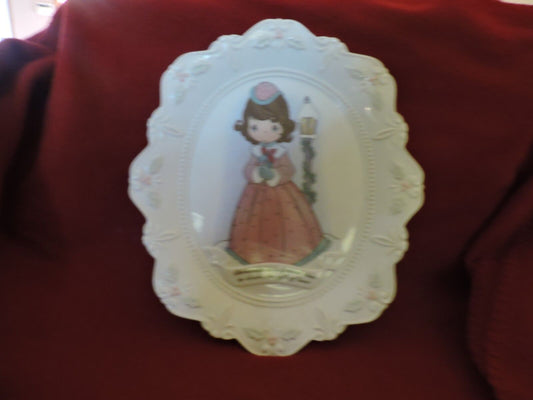 PRECIOUS MOMENTS 1995 CHRISTMAS PLATE