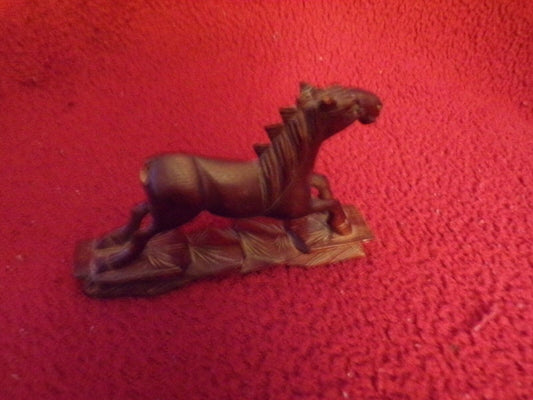 Hand Carved Wooden Horse (4