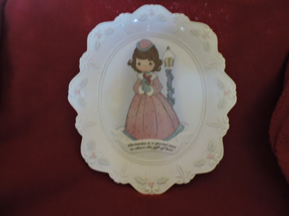 PRECIOUS MOMENTS 1995 CHRISTMAS PLATE