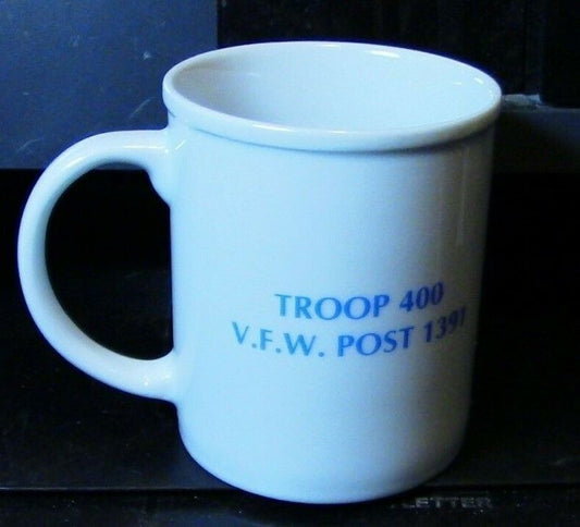 BSA: Waubeka, Wisconsin (Birthplace of Flag Day) Troop 400.VFW 1391 Ceramik Cup