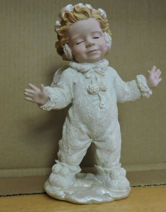 BABY ANGEL 7.5 INCHES TALL--CERAMIC