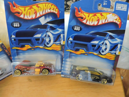 HOT WHEELS SET OF FOUR CARS--# 047, 081, 083, 085