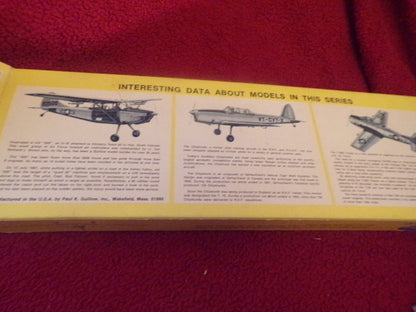 Vintage (1967) De Haviland DHC-1 Chipmunk Flying Model Kit (Balsa and Tissue)