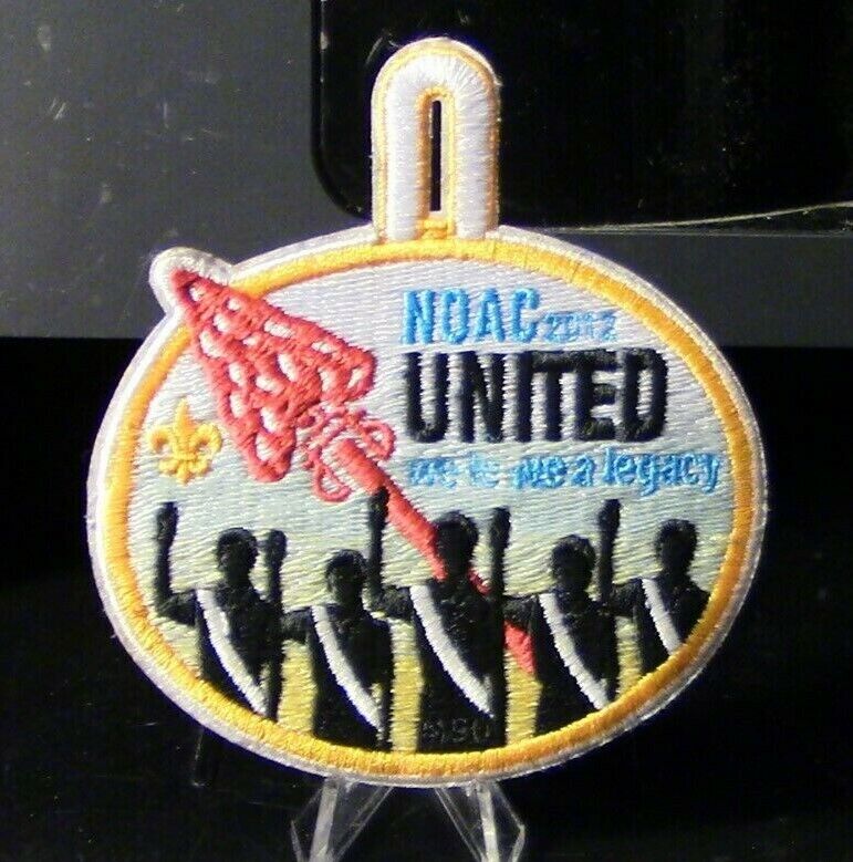 BSA Patch: NOAC 2012 "United We Leave A Legacy" Button Patch