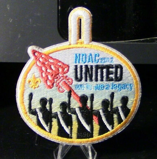 BSA Patch: NOAC 2012 "United We Leave A Legacy" Button Patch