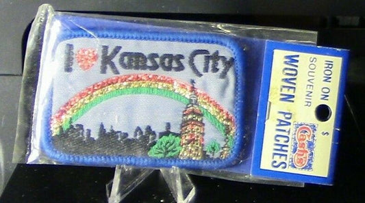 Woven Patch: I Love Kansas City