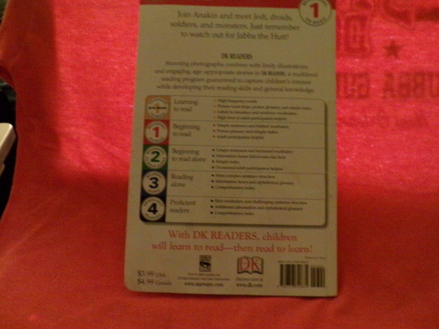 STAR WARS THE CLONE WARS  BOOK   WATCH OUT FOR JABBA THE HUTT!