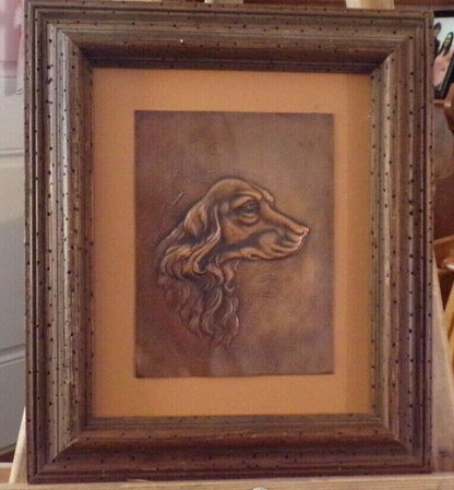 HALLMARK: Cooper Art Piece, Dog Silhouette -12.5" x 14"