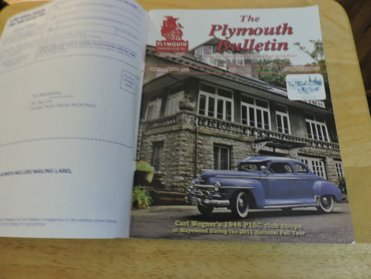 THE PLYMOUTH BULLETIN SEPTEMBER/OCTOBER 2011