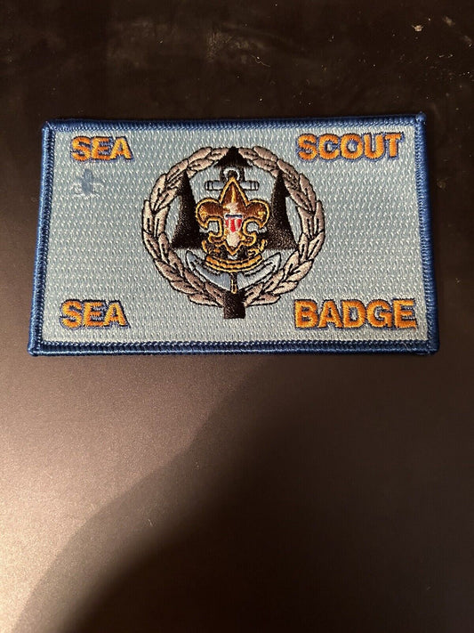 Unique BSA/Sea Scout: Collectors Patch (2 1/2" X 4") COMMEMORATES SEA BADGE