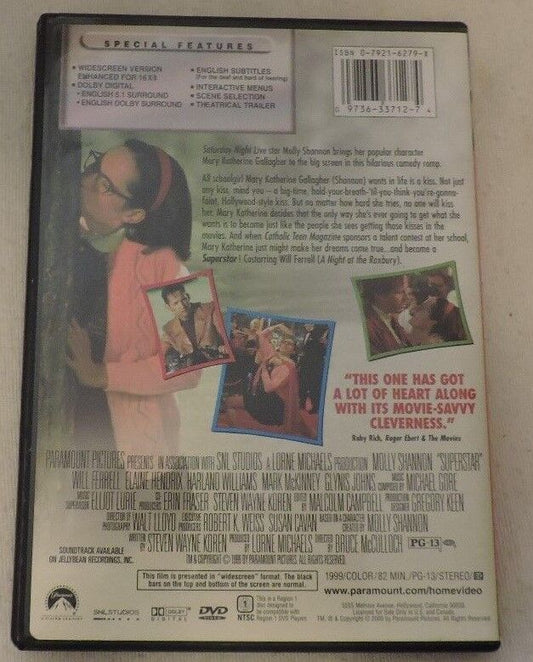 Superstar (DVD, 2000, Sensormatic Widescreen)-Mary Katherine Gallagher/Ferrell