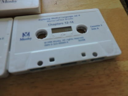 EXPLORING MEDICAL LANGUAGE, EDITION 4, MOSBY 1998--- 3 CASSETTE TAPES