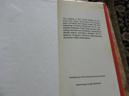 AMERICAN HEART ASSOCIATION COOKBOOK--NEW AND REVISED FOURTH EDITION--1984