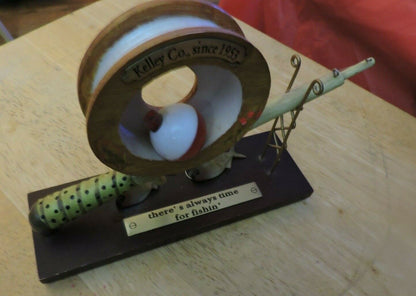 THERE'S ALWAYS TIME FOR FISHIN'--9X2.5X6 INCHES  KNIC KNAC