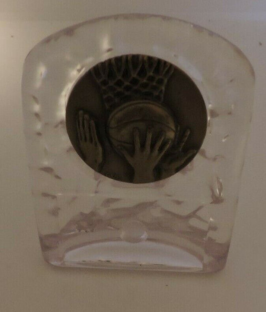 Plastic 3" Basketball Trophy (Ready for a new Engraving Plate/Sticker)