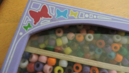 BOX OF CRAFT BEADS