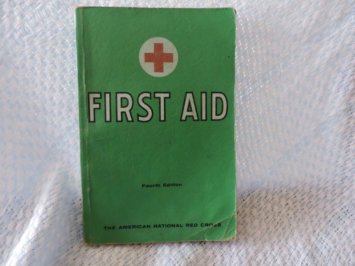 Vintage 1957 American Red Cross First Aid Textbook - Fourth Edition