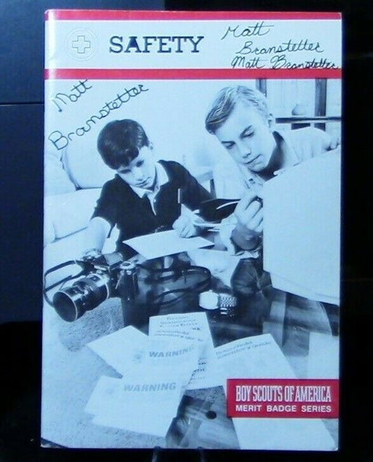 Merit Badge Series "Safety" 1990 Edition of 1986 Printing