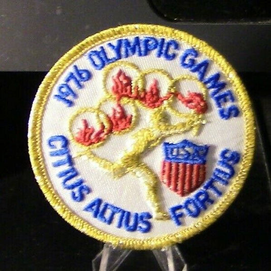 1976 Olympic Games Patch- Citius Altius Fortius
