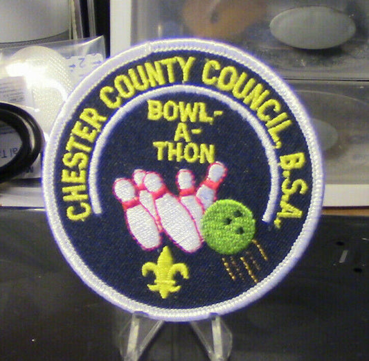 OFFICIAL BSA: Chester County Council, Bowl-A-Thon Patch