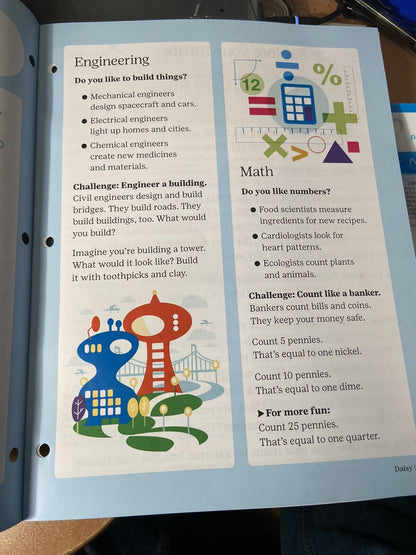 Official Girl Scout STEM CAREER EXPLORATION book and Patch Combo