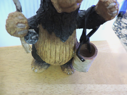FISHERMAN BEAR--8X4X3.5 INCHES