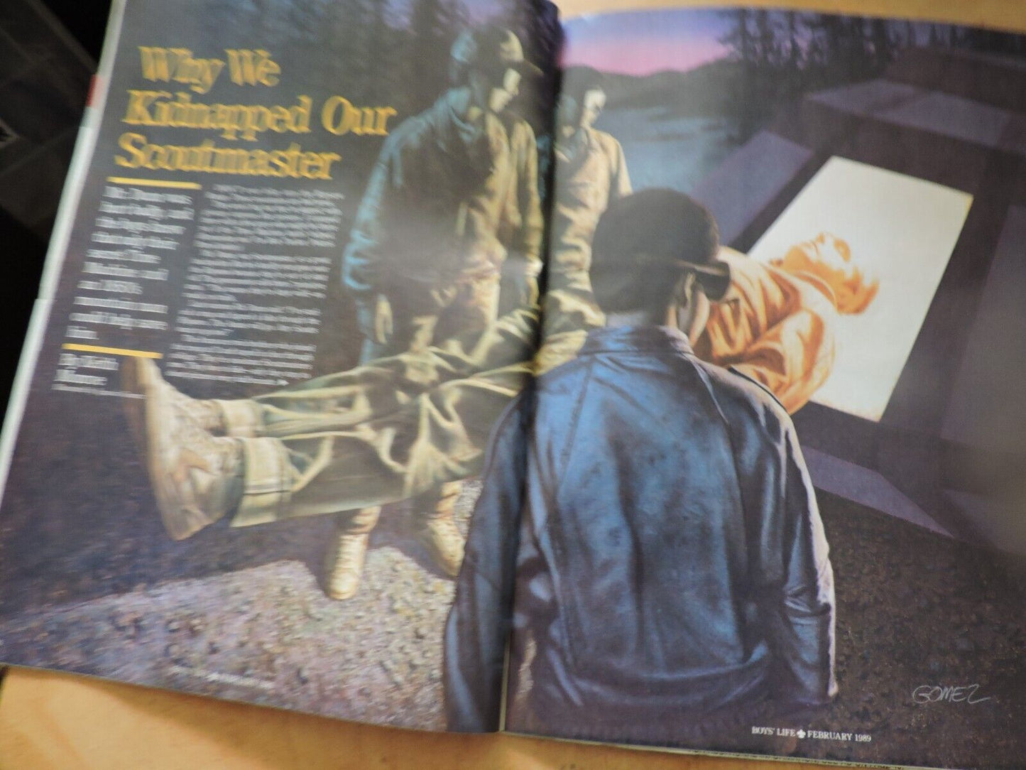 BOYS' LIFE MAGAZINE:  FEBRUARY 1989 BE PREPARED FOR A ROCKY MOUNTAIN WINTER