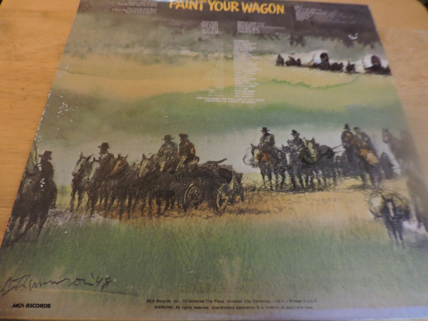 PAINT YOUR WAGON ALBUM  1980 MUSIC FROM THE SOUNDTRACK