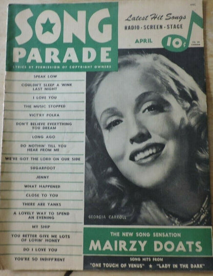 Song Parade Magazine, April 1941