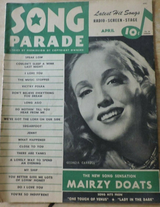Song Parade Magazine, April 1941