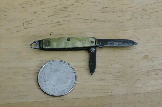 Key Chain Micro Two Blade Knife