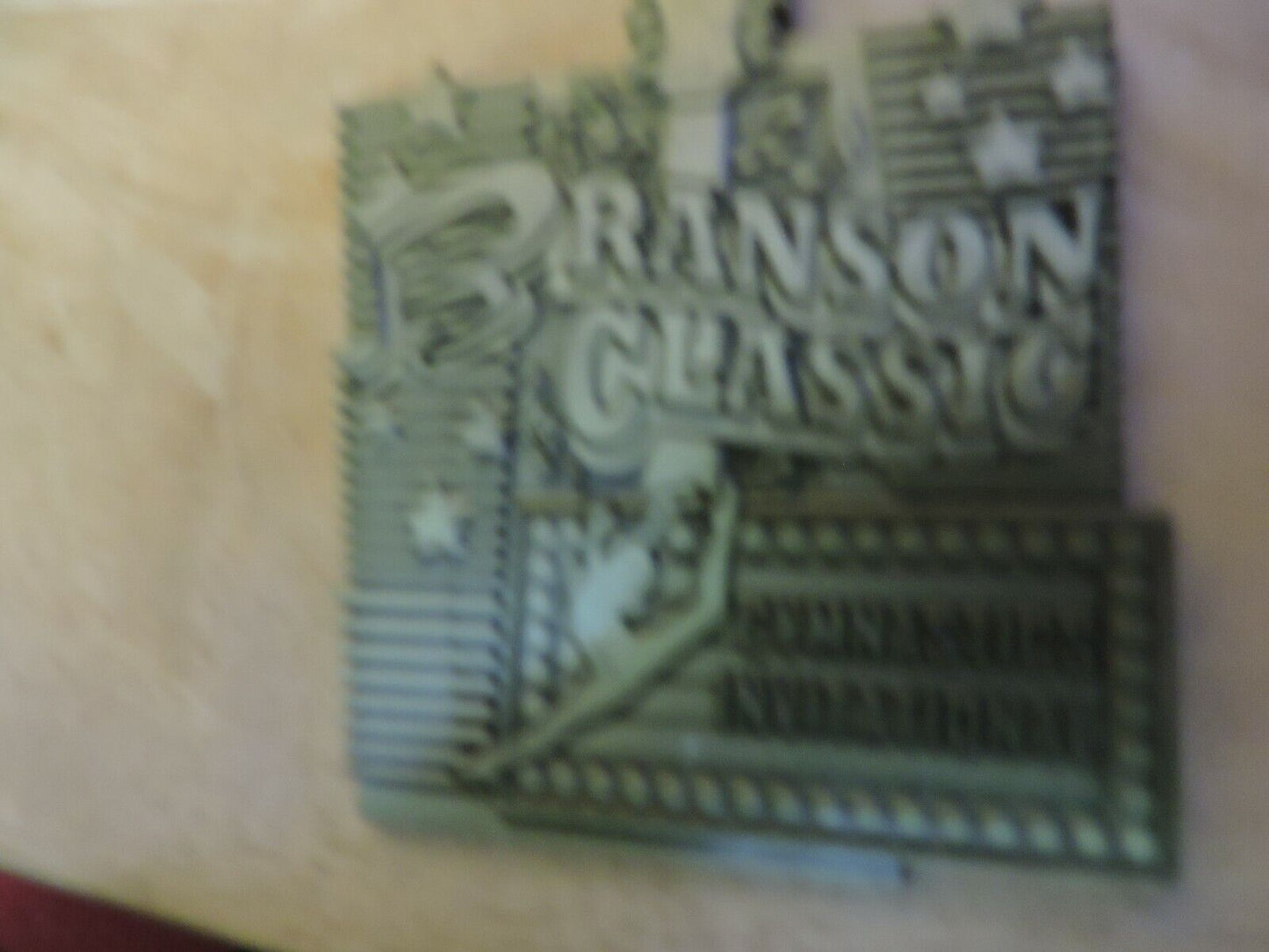 BRANSON CLASSIC GYMNASTICS INVITATIONAL 3X2.5 INCH MEDAL, PINK RIBBON