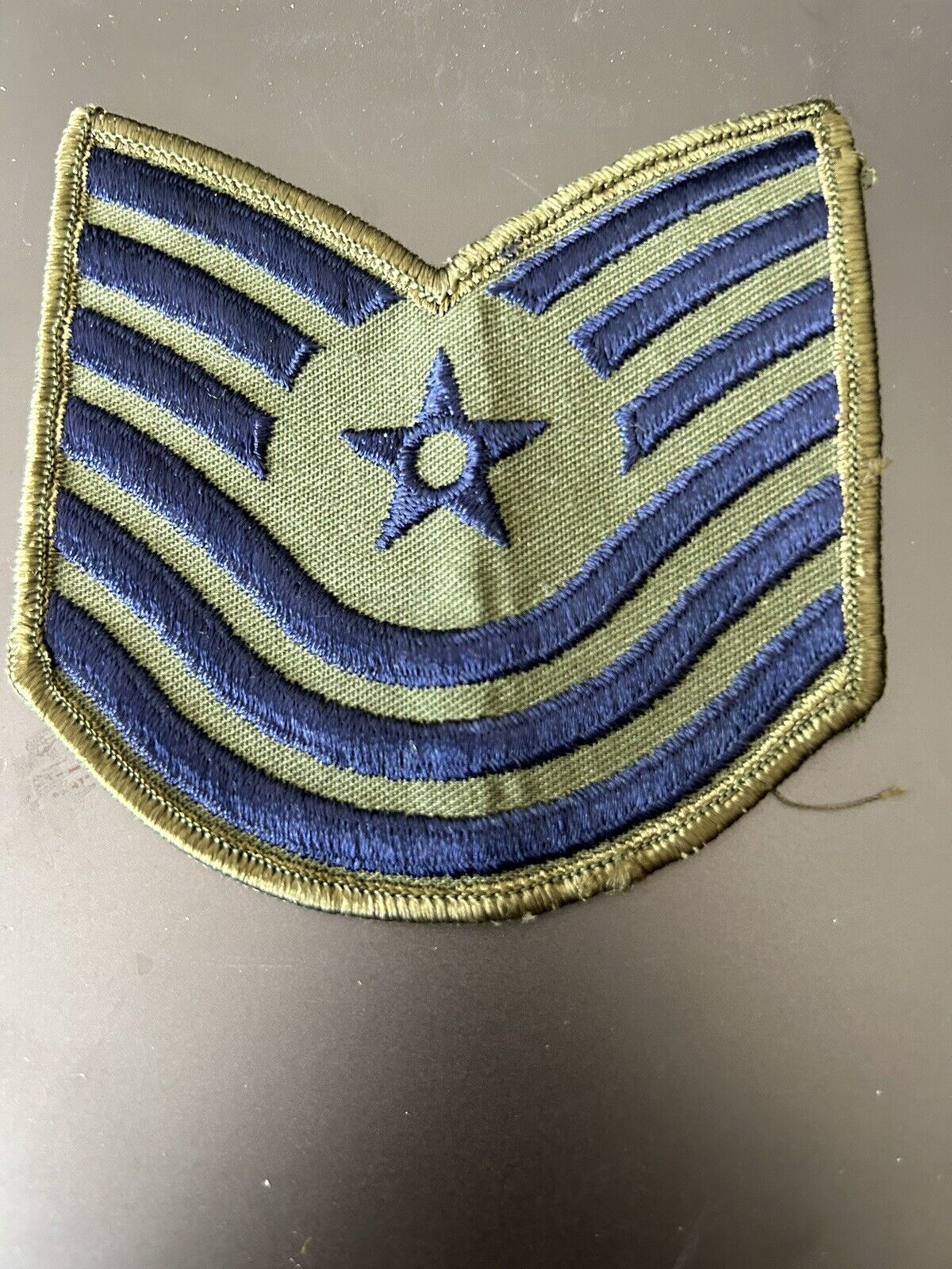 U S Air Force: Master Sgt Subdued Patch