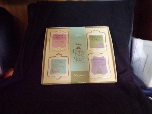 Disney "Happily Ever After?" Magets (Set of 4--NEW)    0