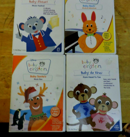 baby einstein SET OF 4 DVDs: AGES 3-9 MONTHS