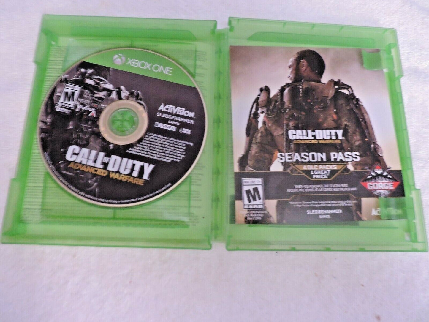 X BOX:   CALL OF DUTY:  ADVANCED WARFARE--RATED M GOLD EDITION