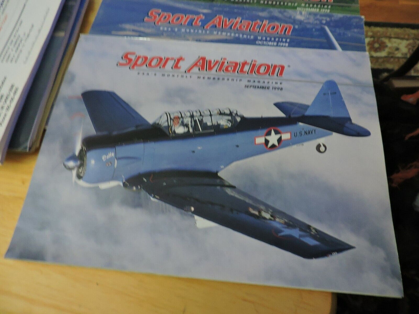 SPORT AVIATION EAA'S  MAGAZINE FEBRUARY, MARCH,JUNE, AUGUST-NOVEMBER  1998