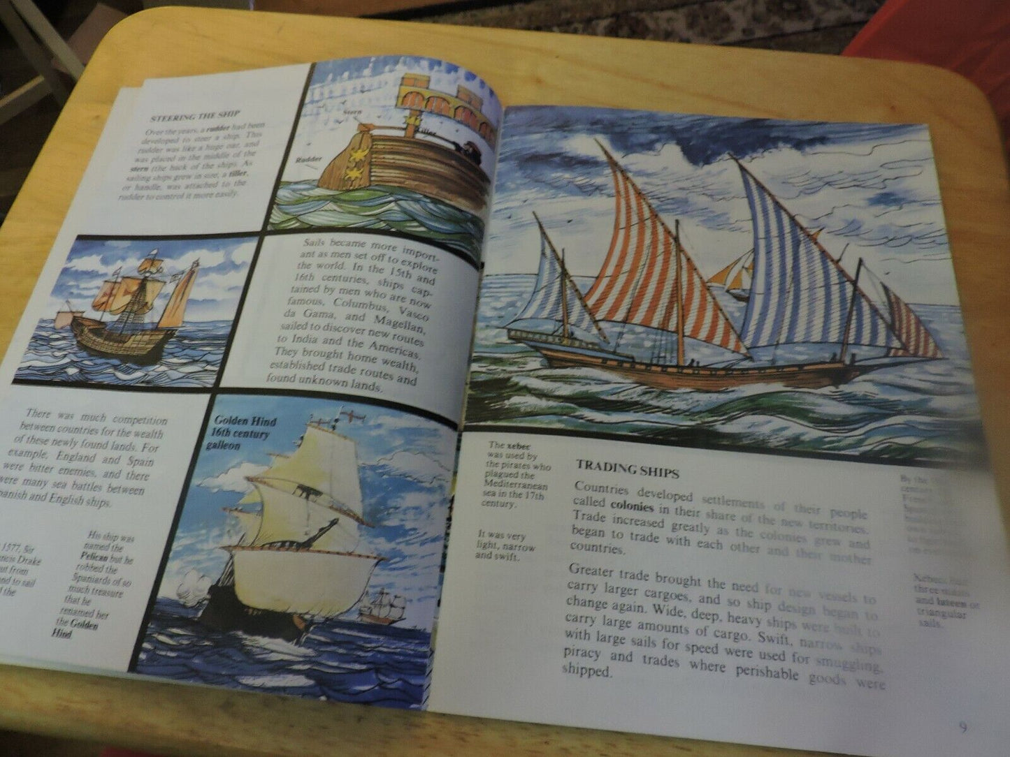 WONDER WHY BOOK OF SHIPS WRITTEN & ILLUSTRATED BY DENIS WRIGLEY 1979