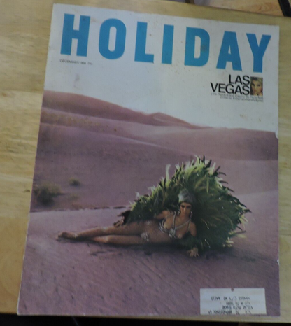 HOLIDAYMAGAZINE DECEMBER  1968 LAS VEGAS