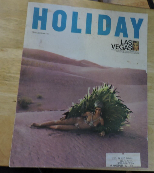 HOLIDAYMAGAZINE DECEMBER  1968 LAS VEGAS